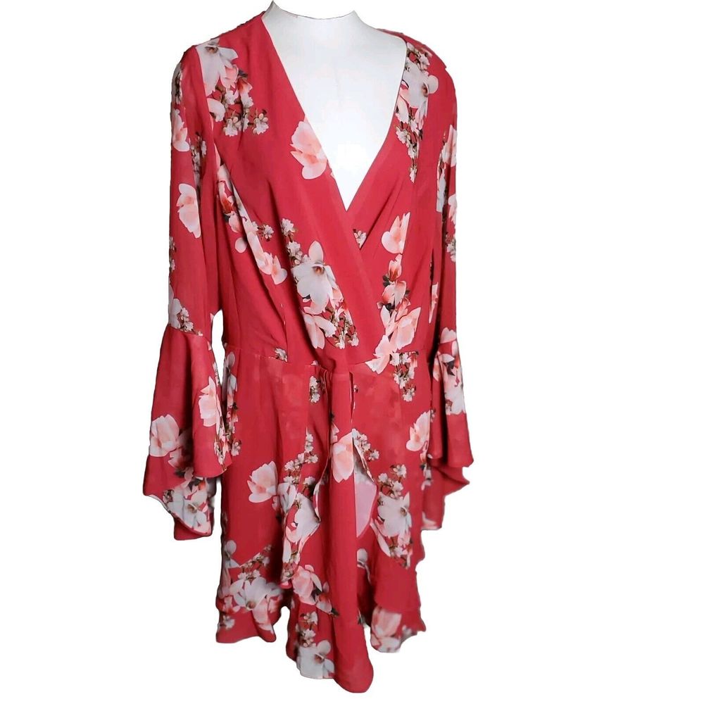 City Chic Sacred Lotus Dress Size Medium